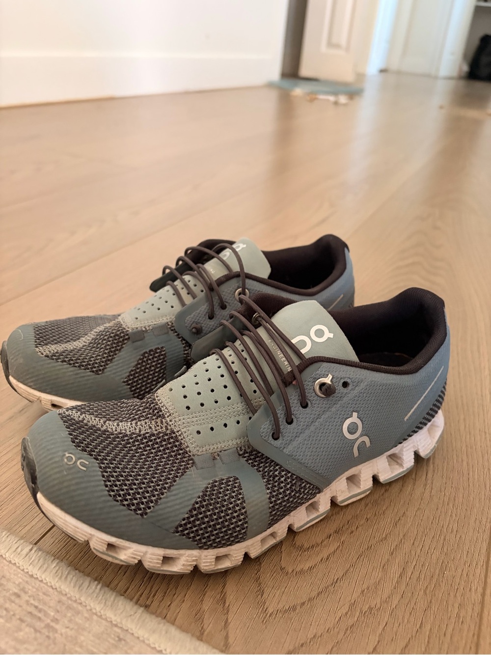 On Running Cloud Womens Running Shoes - Slate Blue